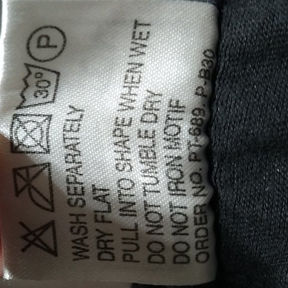 FINAL SALE! Vintage London England Crop Top Light Wash Wear XL - Picture 4 of 6